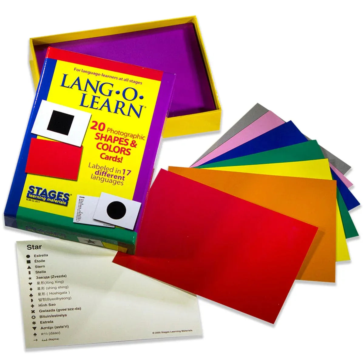 Lang O Learn: Shapes and Colors Cards