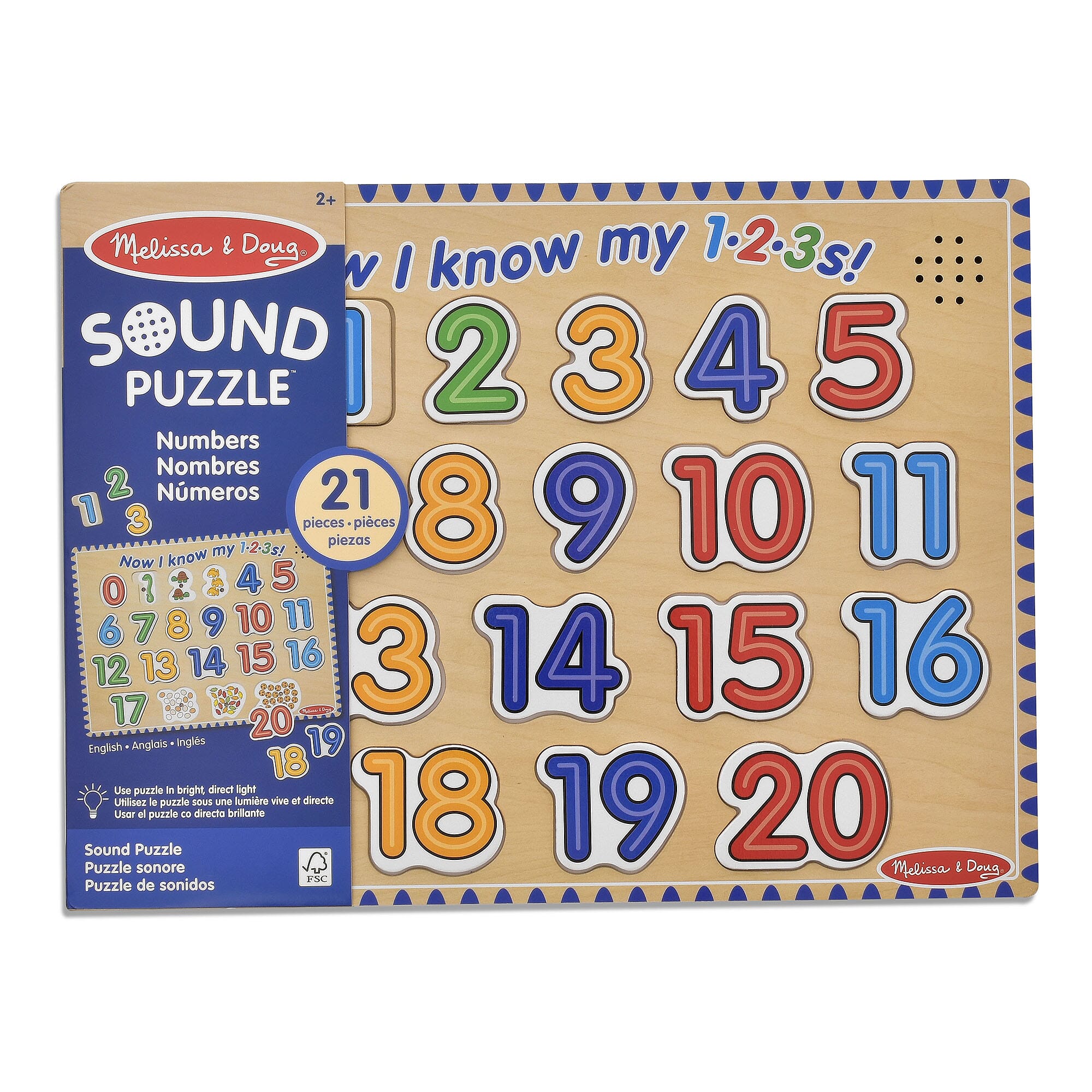 Melissa and Doug Numbers Sound Puzzle | eSpecial Needs