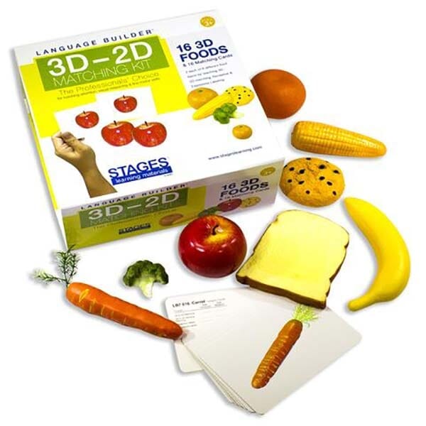 Language Bulider 3D-2D Food Matching Kit