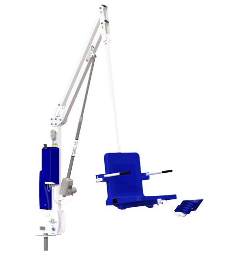 Aqua Creek Revolution XL Deep Draft Pool Lift – ADA Battery-Powered Lift