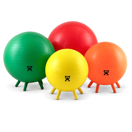 CanDo Inflatable Exercise Balls With Feet
