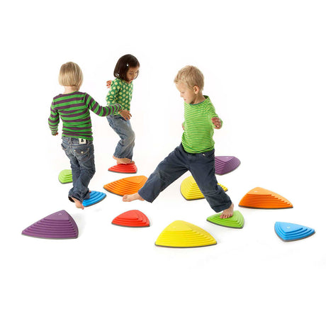 River Stones - Gross Motor Skill Development, Balancing, Jumping