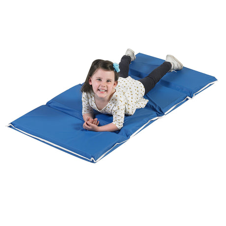 Children's Factory Heavy Duty Rest Mats | Folding Daycare Nap Mat