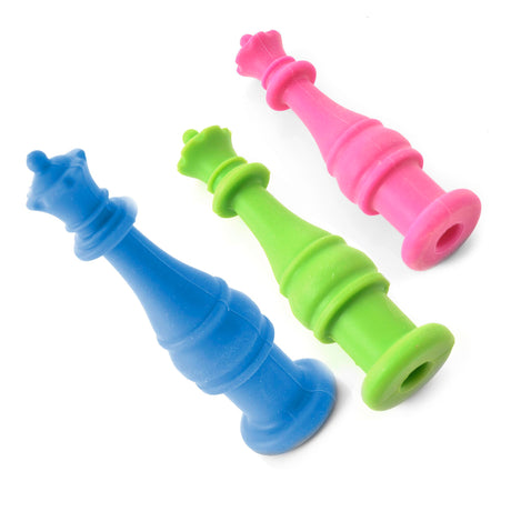 Chew-A-Roo Chess Pencil Toppers
