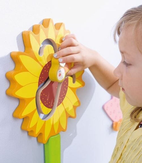 HABA Pro Sunflower with Little Bee Wall Decor