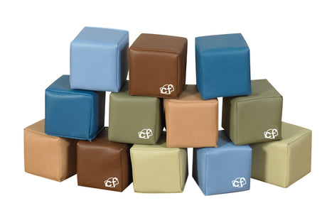 Children's Factory Toddler Baby Blocks, Set of 12 | Made in USA Soft Play Building Blocks