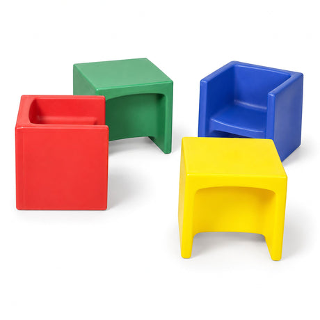 Children's Factory Cube Chair 3-in-1 | Made in USA Classroom Seating