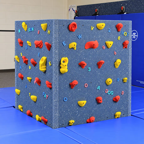 Everlast Climbing Tyke Tower Freestanding Kids Rock Climbing Wall