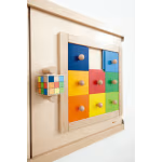 HABA Pro Colorful Squares Sensory Wall Activity