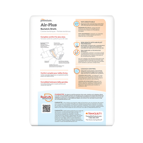 Tranquility® Air-Plus® Bariatric Briefs
