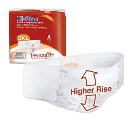 Tranquility® Air-Plus® Hi-Rise™ Bariatric Briefs Case of 32