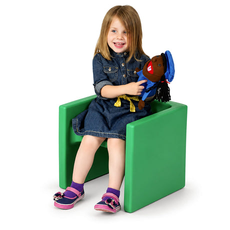 Children's Factory Cube Chair 3-in-1 | Made in USA Classroom Seating