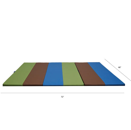 Children's Factory 4' x 6' Folding Gym Mat | Infant & Toddler Exercise Mat
