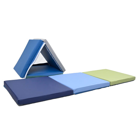 Children's Factory Tent Box Mats, Set of 2 | Folding Soft Play Mats