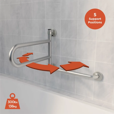 HealthCraft DependaBar Pivoting Grab Bar