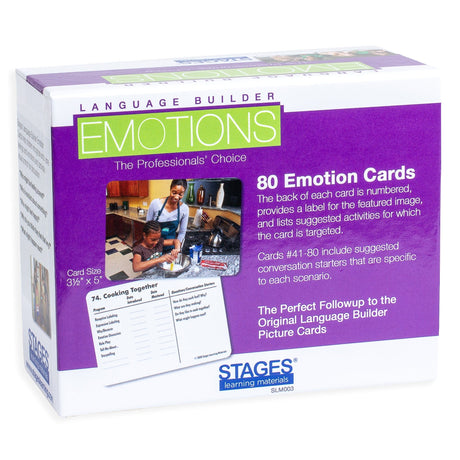 Language Builder: Photo Emotions Cards