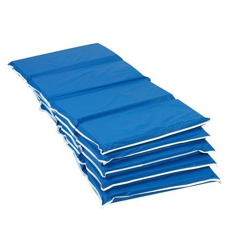 Children's Factory Heavy Duty Rest Mats | Folding Daycare Nap Mat