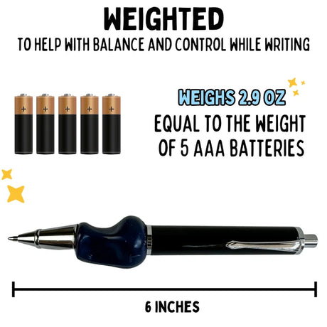 TPG Heavyweight Weighted Ergonomic Ballpoint Pen with The Pencil Grip