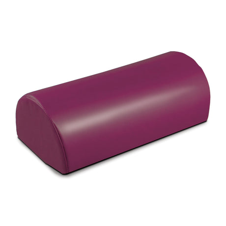 Clinton Half Round Vinyl Bolster Pillow with Flat Side