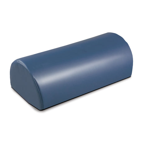 Clinton Half Round Vinyl Bolster Pillow with Flat Side