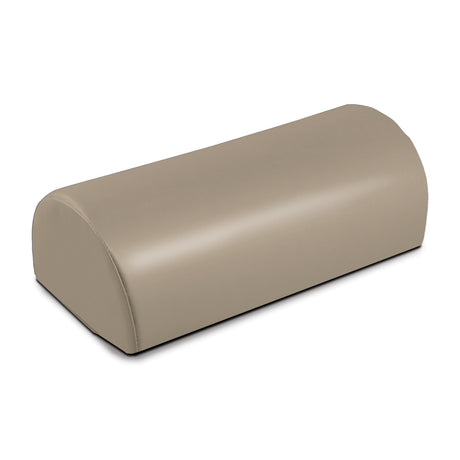 Clinton Half Round Vinyl Bolster Pillow with Flat Side