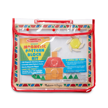 Melissa & Doug Magnetic Pattern Block Set - Pattern Sequencing