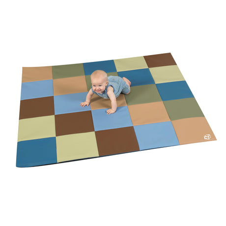 Children's Factory Patchwork Crawly Mat | Infant & Toddler Play Mat