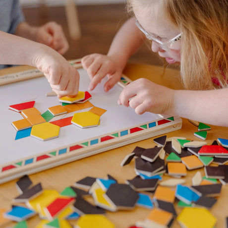 Melissa & Doug Magnetic Pattern Block Set - Pattern Sequencing