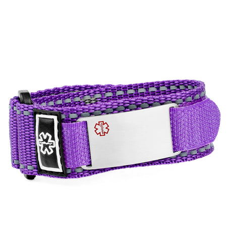 Sport Strap Medical Alert Bracelet – Adjustable ID Bracelet for Kids & Adults - AA2193C