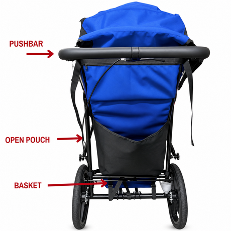 Adaptive Star Axiom Phoenix Special Needs Jogging Stroller - All-Terrain, 200 lb