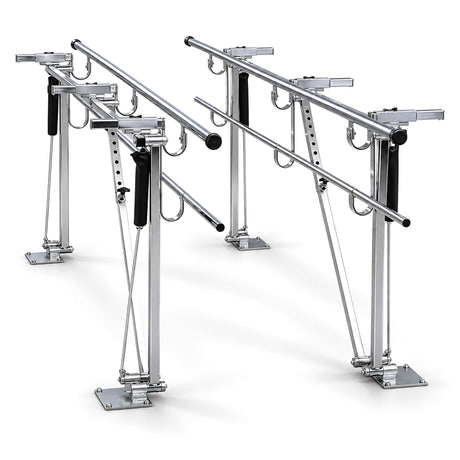 Adjustable Height and Width Single Operator Adjustable Parallel Bars