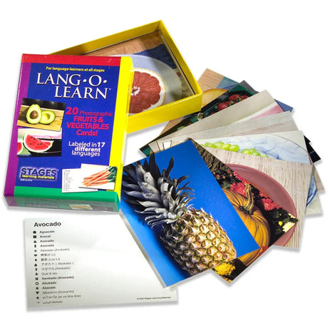 Lang O Learn: Fruit and Vegetable Cards