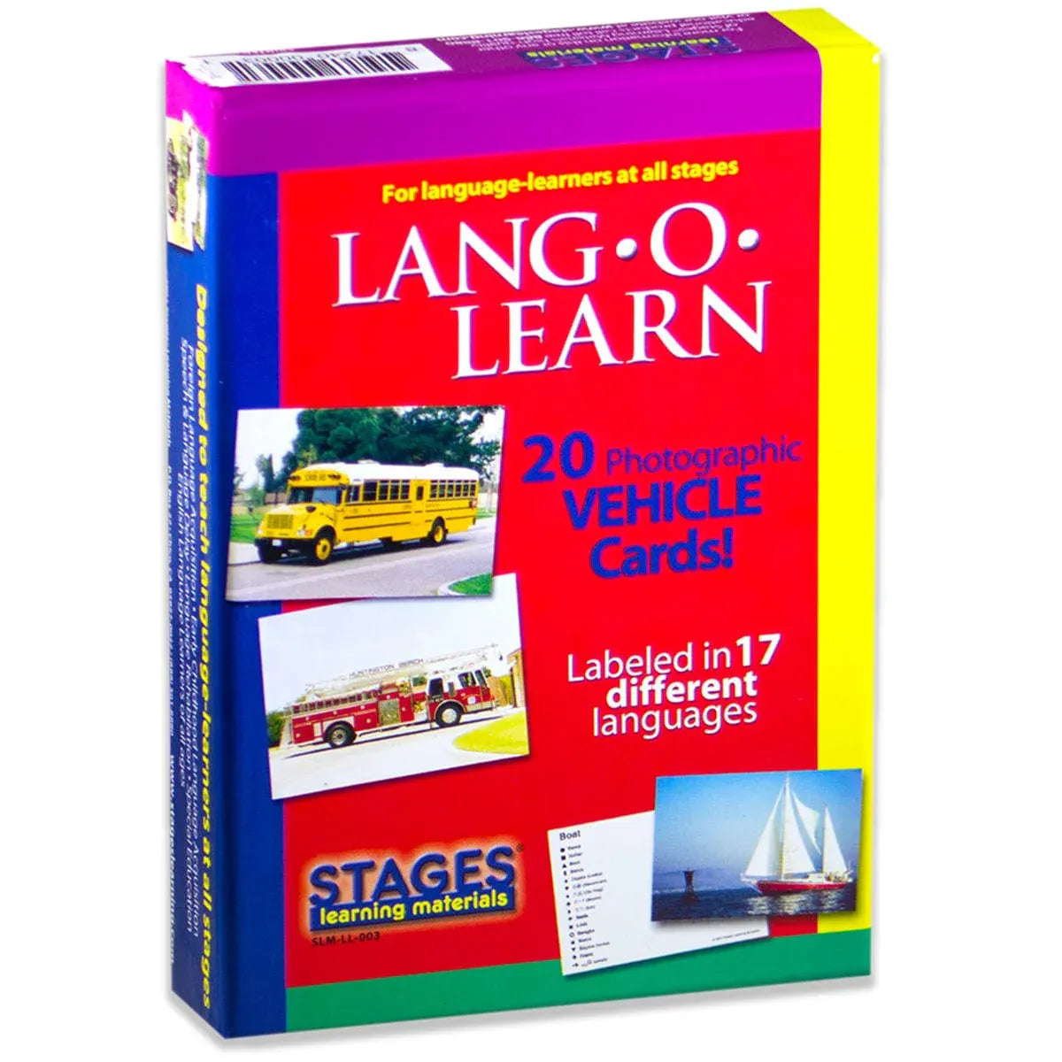 Lang O Learn: Vehicle Cards