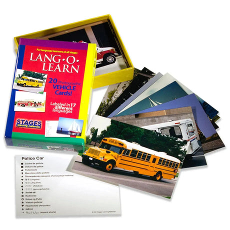 Lang O Learn: Vehicle Cards