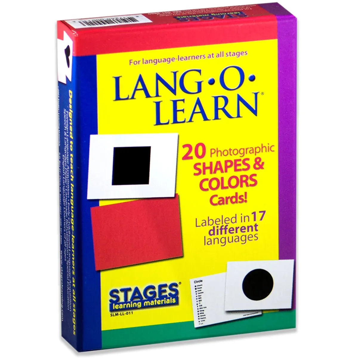 Lang O Learn: Shapes and Colors Cards