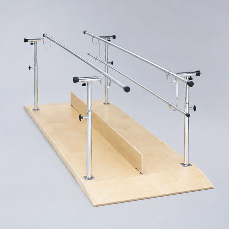 Adjustable Height & Width Platform-Mounted Parallel Bars