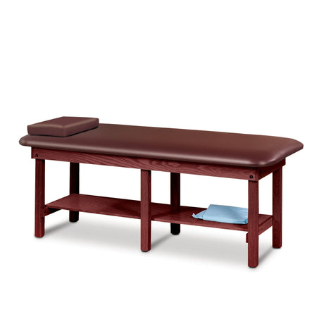 Clinton Industries 6190 Series 600 Classic Bariatric Treatment Table with Shelf