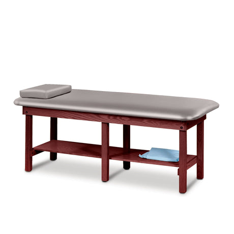 Clinton Industries 6190 Series 600 Classic Bariatric Treatment Table with Shelf
