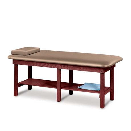 Clinton Industries 6190 Series 600 Classic Bariatric Treatment Table with Shelf