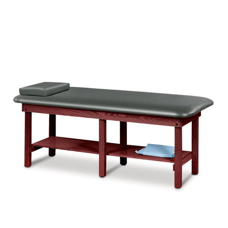 Clinton Industries 6190 Series 600 Classic Bariatric Treatment Table with Shelf