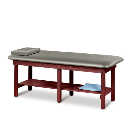 Clinton Industries 6190 Series 600 Classic Bariatric Treatment Table with Shelf