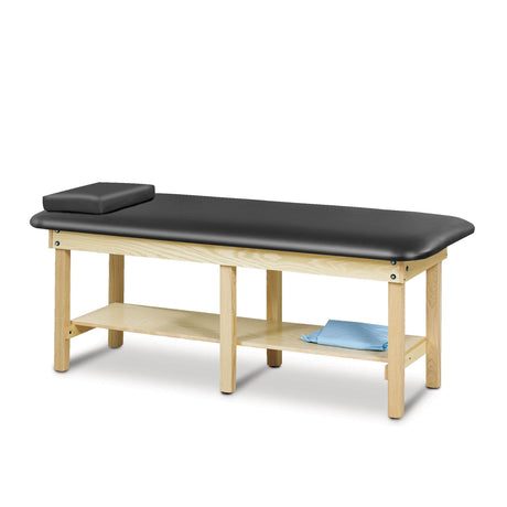 Clinton Industries 6190 Series 600 Classic Bariatric Treatment Table with Shelf
