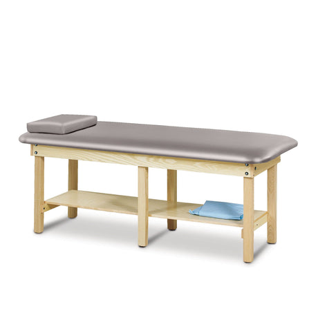 Clinton Industries 6190 Series 600 Classic Bariatric Treatment Table with Shelf