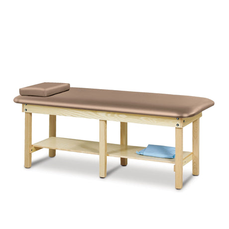 Clinton Industries 6190 Series 600 Classic Bariatric Treatment Table with Shelf