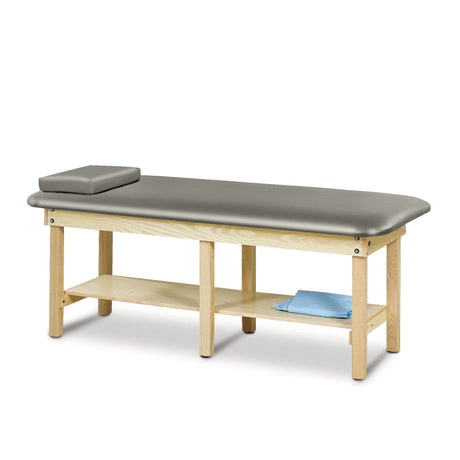 Clinton Industries 6190 Series 600 Classic Bariatric Treatment Table with Shelf