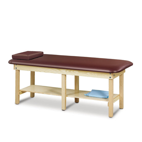 Clinton Industries 6190 Series 600 Classic Bariatric Treatment Table with Shelf