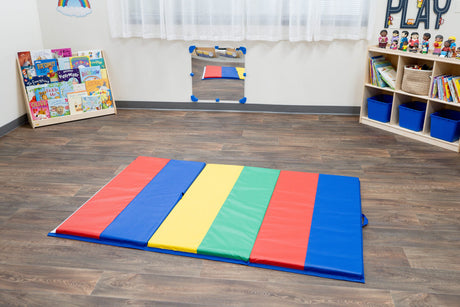 Children's Factory 4' x 6' Folding Gym Mat | Infant & Toddler Exercise Mat