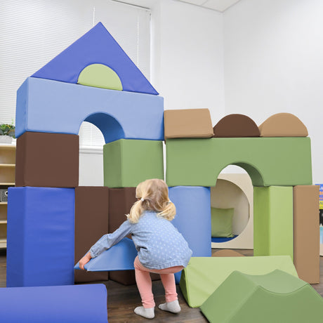 Children's Factory 12" Module Blocks | Soft Play Building Blocks