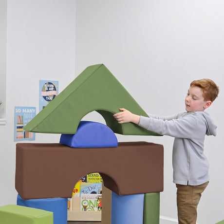 Children's Factory 12" Module Blocks | Soft Play Building Blocks