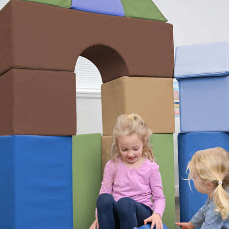 Children's Factory 12" Module Blocks | Soft Play Building Blocks